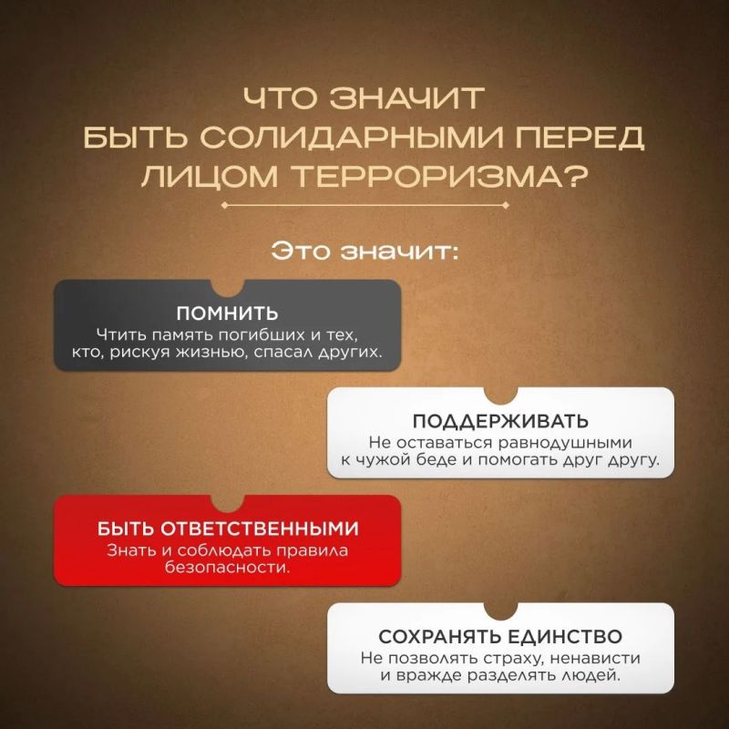3 сентября — День солидарности в борьбе с терроризмом 3 сентября — День солидарности в борьбе с терроризмом