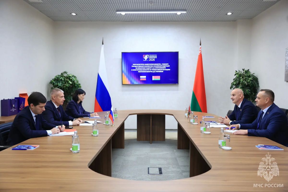Россия и Беларусь обсудили развитие сотрудничества на полях салона «Комплексная безопасность» в Казани Россия и Беларусь обсудили развитие сотрудничества на полях салона «Комплексная безопасность» в Казани