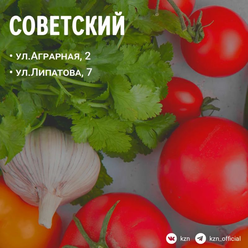 Как же их не хватало.... С 12 сентября по 27 декабря город снова наполнится ароматами свежих овощей, домашних сыров и свежего мяса. На традиционных сельхозярмарках фермеры из районов Татарстана представят свежую продукцию Как же их не хватало.... С 12 сентября по 27 декабря город снова наполнится ароматами свежих овощей, домашних сыров и свежего мяса. На традиционных сельхозярмарках фермеры из районов Татарстана представят свежую продукцию