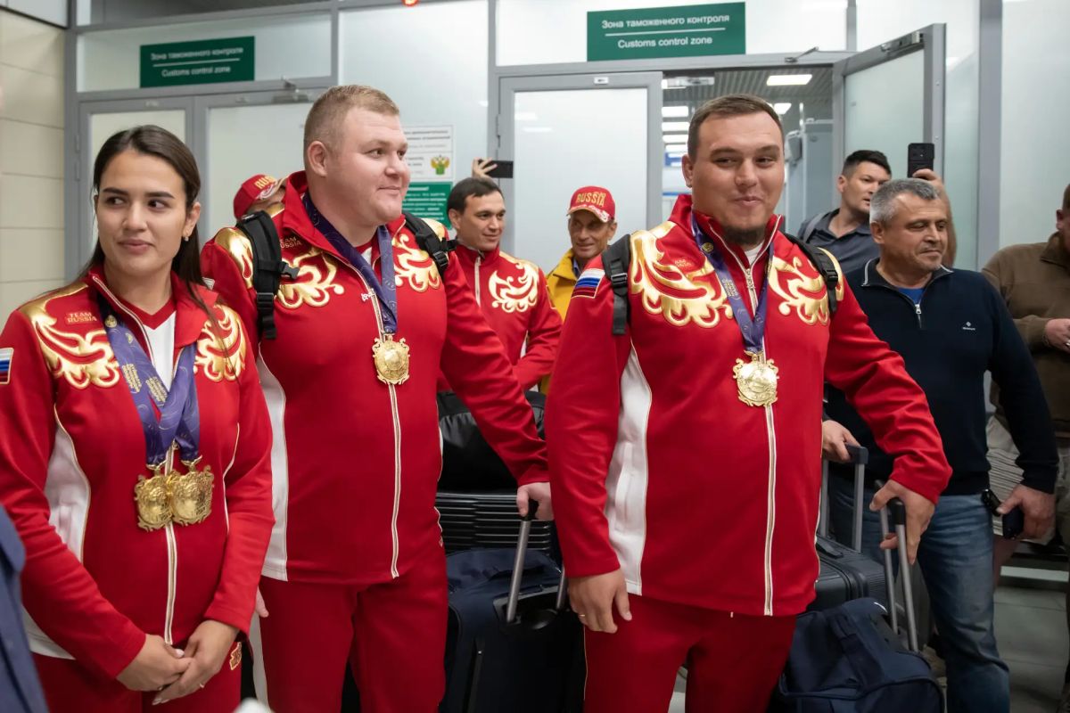 В Казани встретили делегацию Республики Татарстан – победителей Всемирных игр кочевников В Казани встретили делегацию Республики Татарстан – победителей Всемирных игр кочевников
