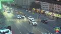 В Казани таксистка на красный свет столкнулась с KIA, мчавшимся по автобусной полосе