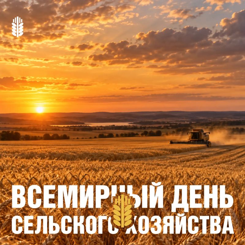 С Всемирным днём сельского хозяйства!