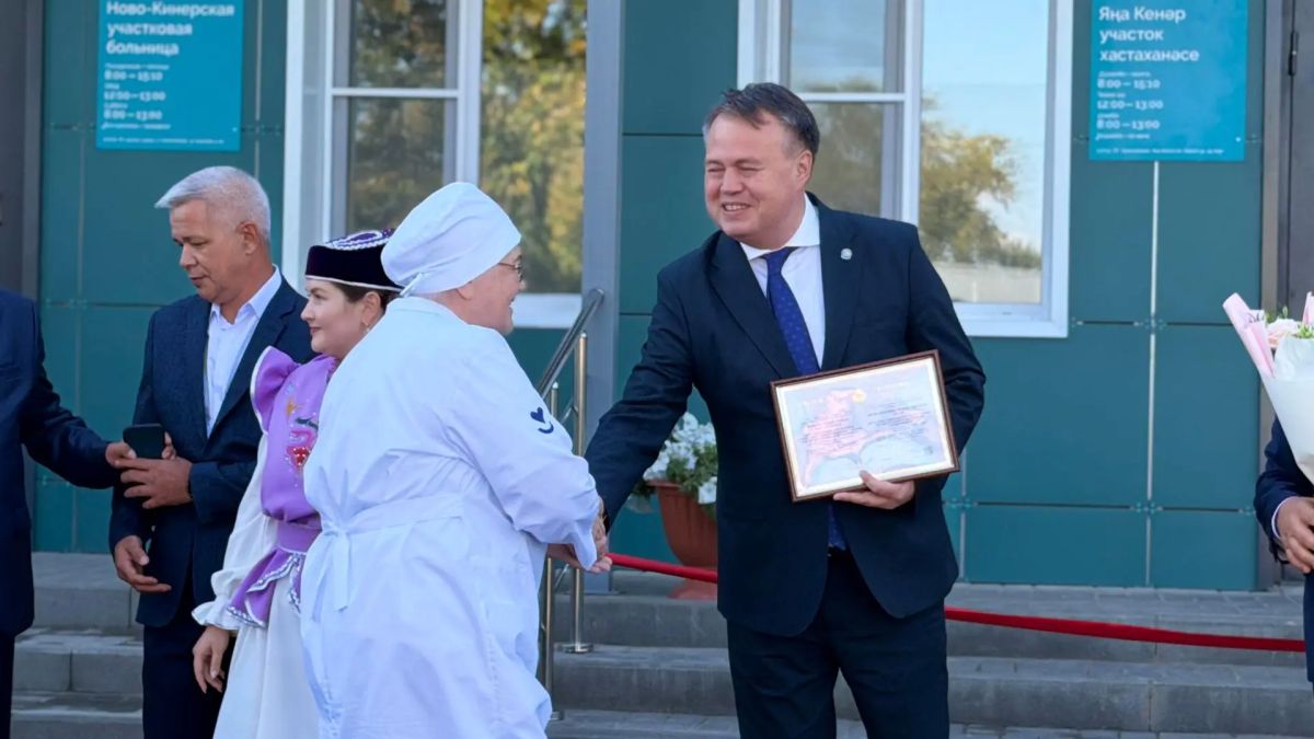 Сегодня состоялось торжественное открытие Ново-Кинерской участковой больницы после капремонта Сегодня состоялось торжественное открытие Ново-Кинерской участковой больницы после капремонта