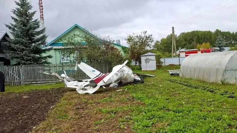 В Татарстане разбился легкомоторный самолет Cessna-172