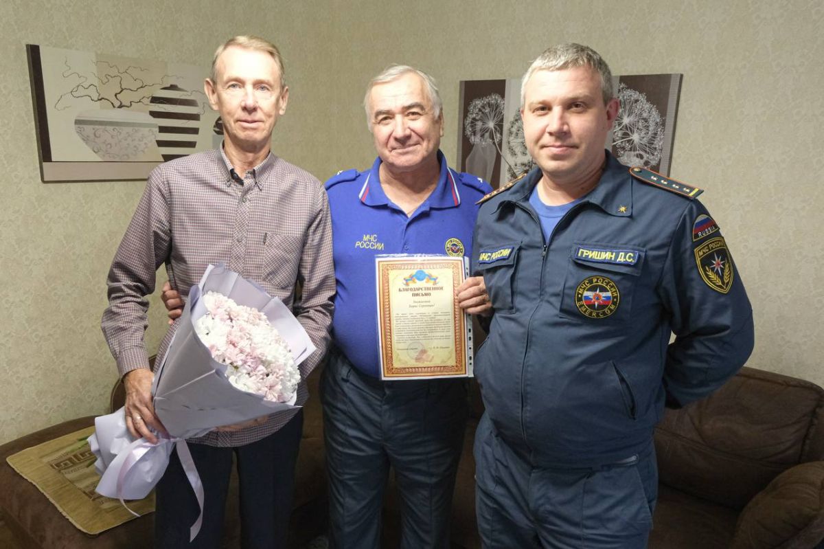Ветеран нижнекамской пожарной охраны Борис Шишкин отметил 75летие