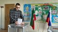 На избирательном участке №2186 проголосовал участник СВО Айрат Шакиров