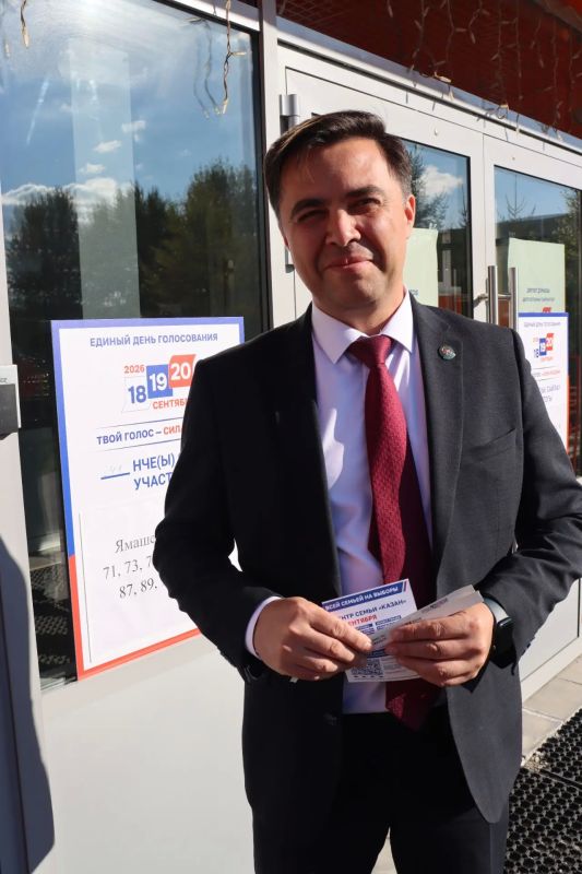Председатель Госкомитета РТ по тарифам проголосовал на выборах Председатель Госкомитета РТ по тарифам проголосовал на выборах