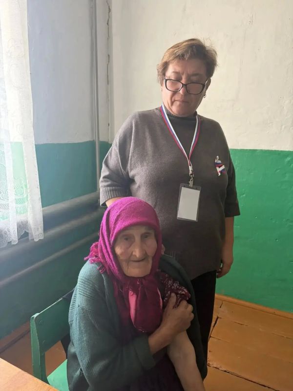 От гриппа привилась одна из самых пожилых избирателей в Татарстане