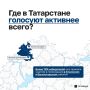 Самыми активными на выборах в Татарстане стали Атнинский и Высокогорский районы