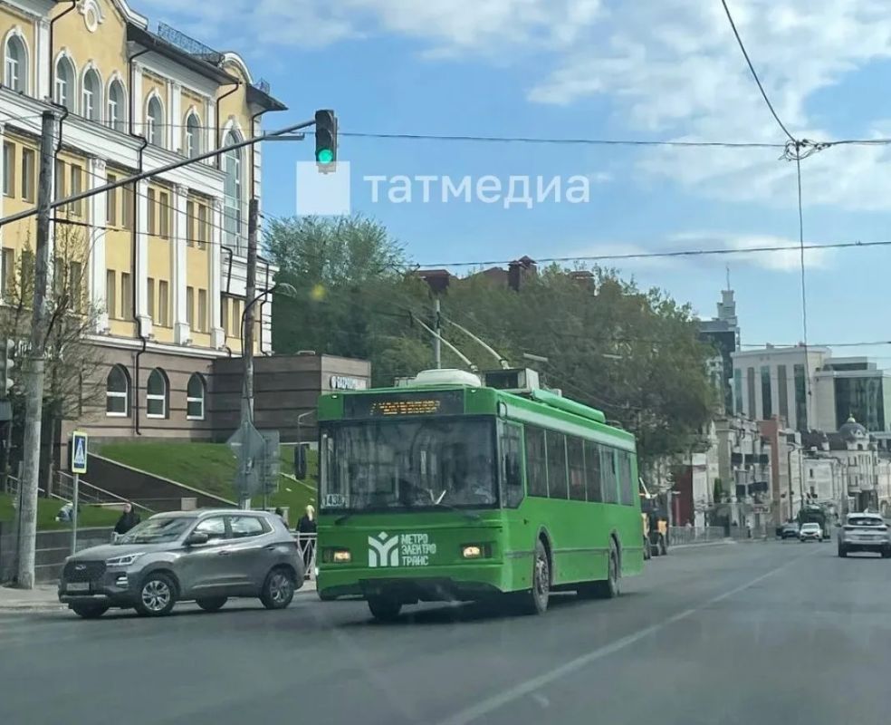 Ночью в Казани изменят движение троллейбусов из-за ремонта