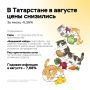 Цены в Татарстане в августе снизились на 0,26%