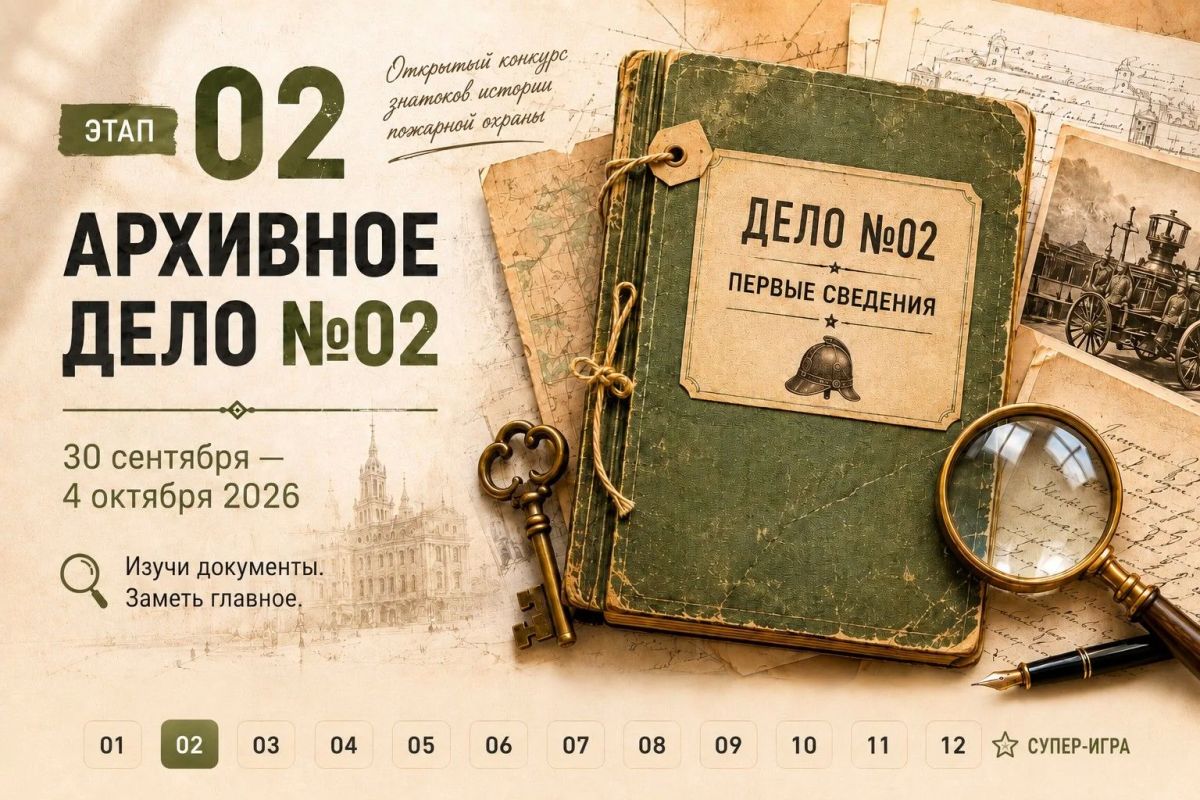 30 сентября стартует онлайн-квест «Знатоки истории пожарной охраны