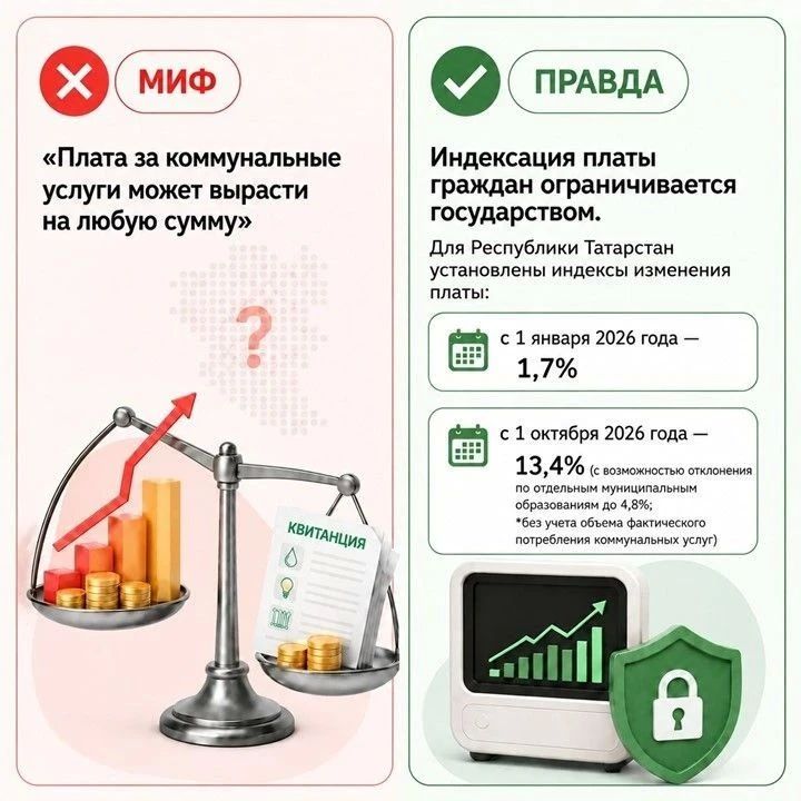 Разбираем мифы об изменении тарифов на коммунальные услуги Разбираем мифы об изменении тарифов на коммунальные услуги