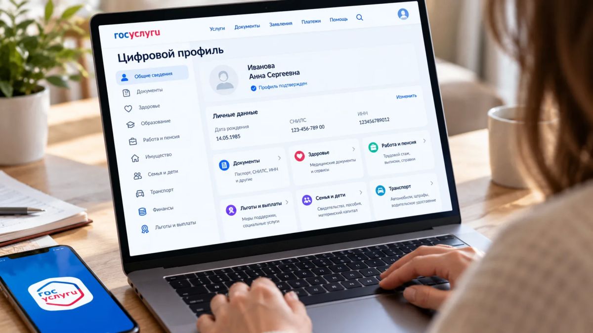 В цифровой профиль включили новые данные о россиянах