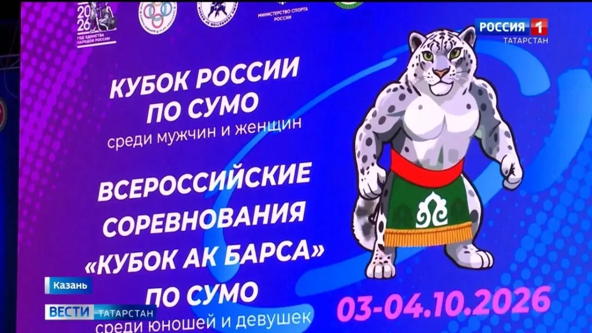 Сумоисты из Татарстана взяли 10 медалей на Кубке России в Казани