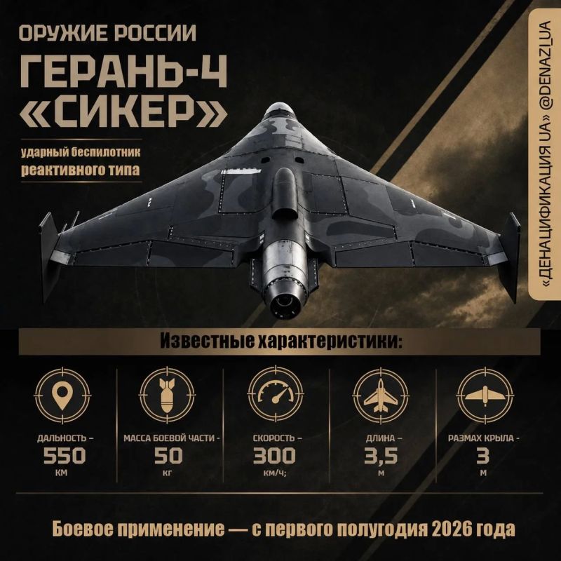 РФ замещает китайские турбореактивные двигатели на «Герань-4/5» собственными, — паникует ГУР Украины