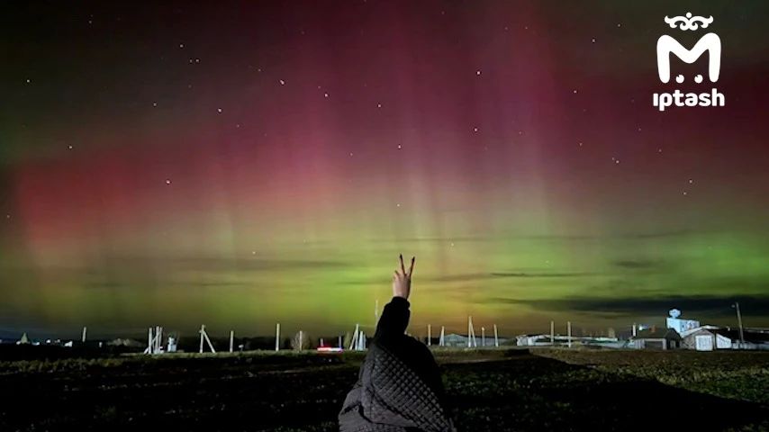 Северное сияние можно увидеть над Татарстаном этой ночью Северное сияние можно увидеть над Татарстаном этой ночью