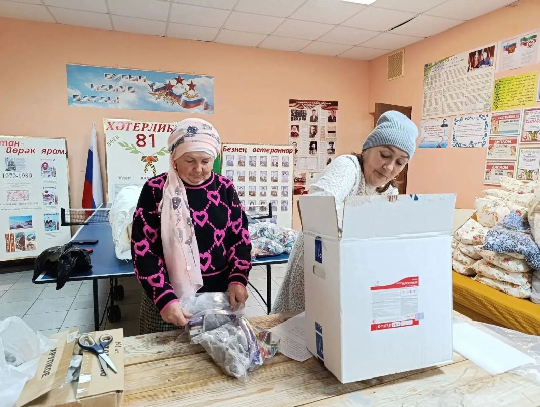 Жители Татарстана продолжают поддерживать бойцов, находящихся в зоне СВО