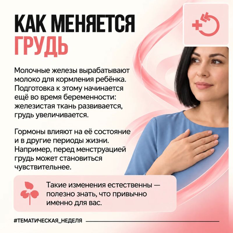 Хорошее самочувствие — не повод откладывать профилактическое обследование: ранние изменения в молочной железе часто нельзя увидеть или почувствовать Хорошее самочувствие — не повод откладывать профилактическое обследование: ранние изменения в молочной железе часто нельзя увидеть или почувствовать