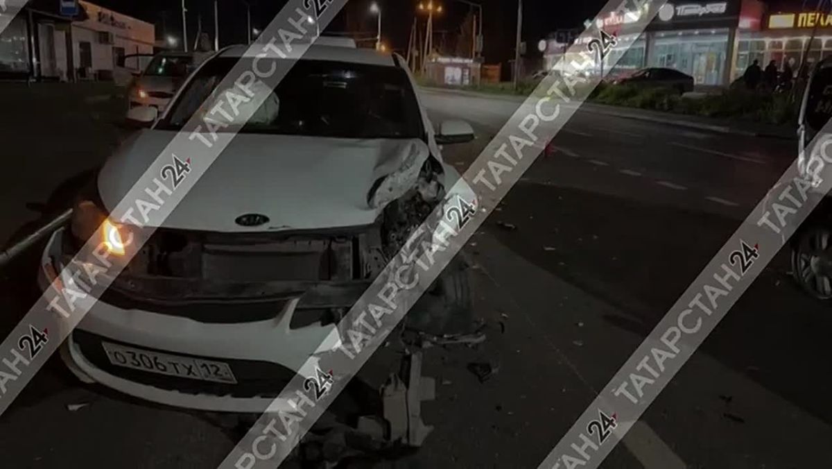 Kia и «Лада» не смогли разъехаться в Салмачах