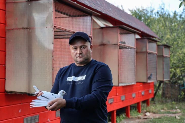 В семье крымчанина Дмитрия Бойко занимались голубями и папа, и дедушка
