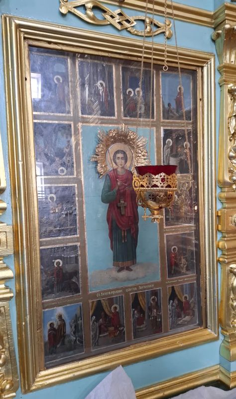 Из храма в Большом Фролове, где идет реставрация, в Казань доставили чудотворный образ Пантелеимона