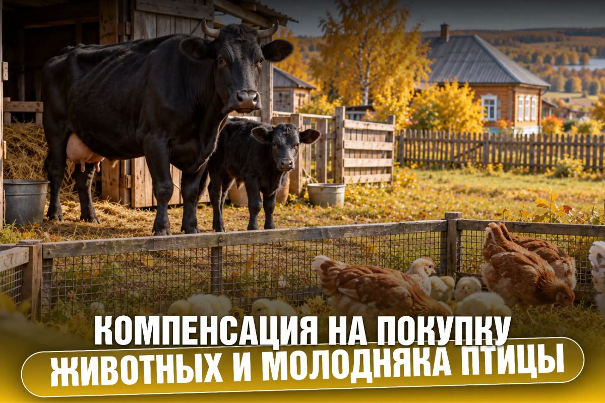 ЛПХ Татарстана могут получить компенсацию на покупку животных и молодняка птицы