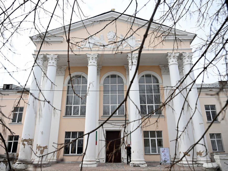 В Казани продолжается капремонт Дворца детского творчества имени Абдуллы Алиша