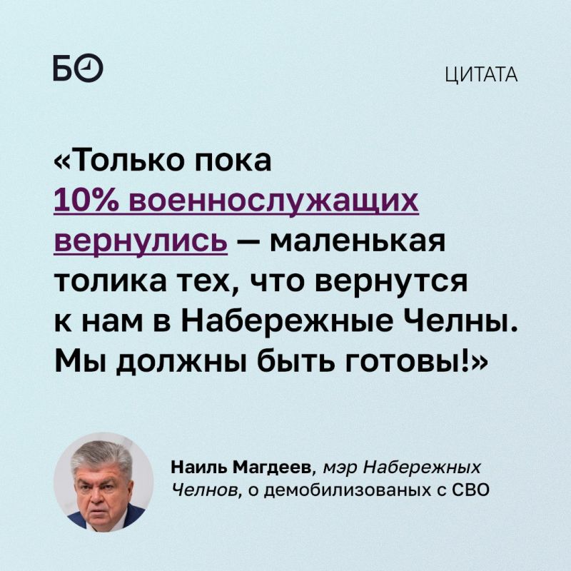Наиль Магдеев сообщил, что 592 военнослужащих челнинца демобилизованы с СВО
