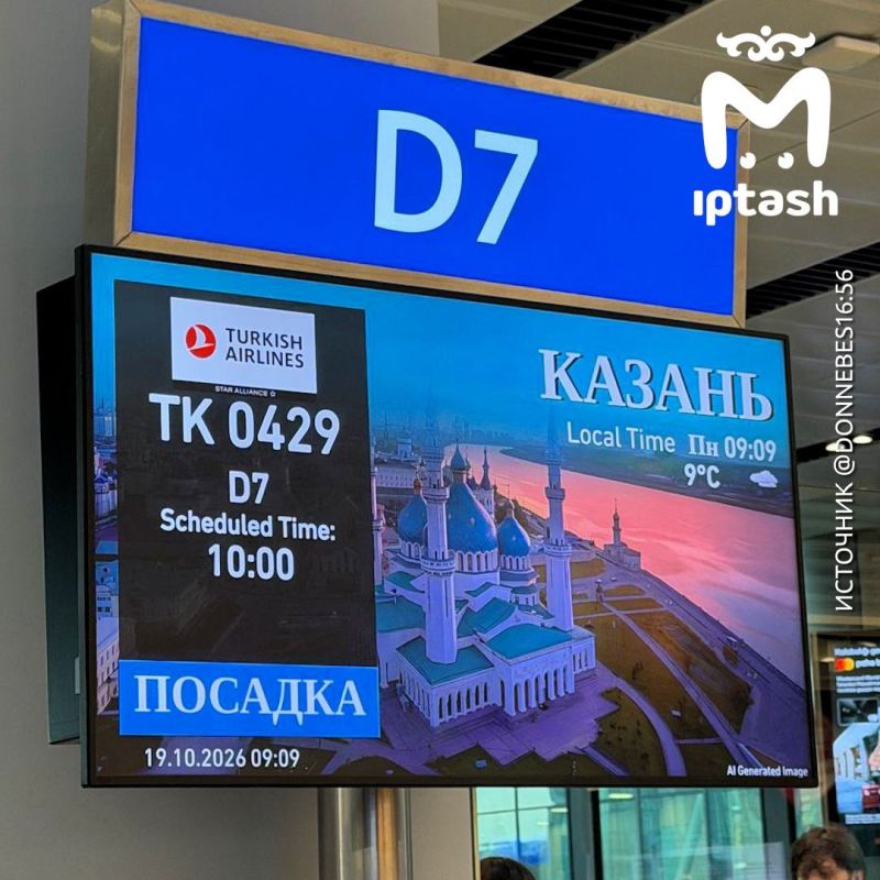 Нейрослопную соборомечеть заметили в аэропорту Стамбула