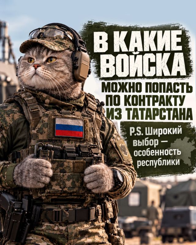 Из Татарстана по контракту можно попасть в разные войска: от Африканского корпуса до Войск беспилотных систем