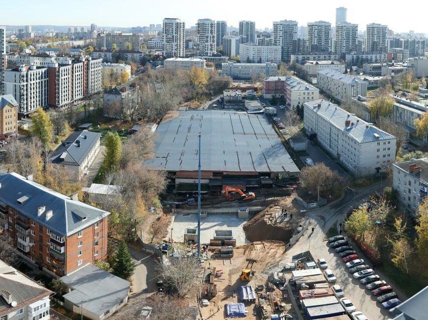 В Казани до конца ноября завершат строительство насосной станции, которая должна избавить микрорайон от постоянных подтоплений