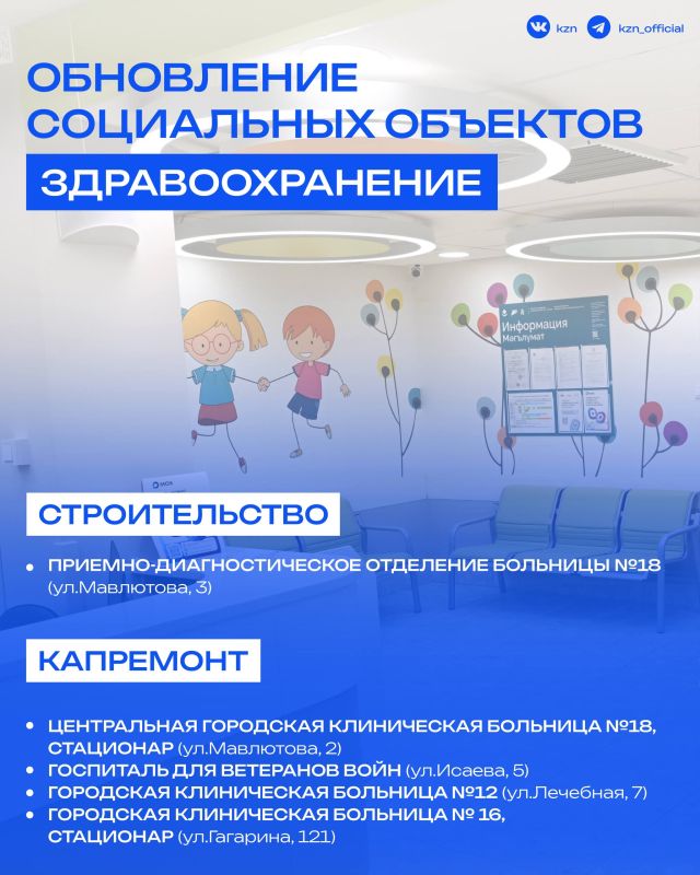 Здорово выздоравливать, тем более в новых поликлиниках