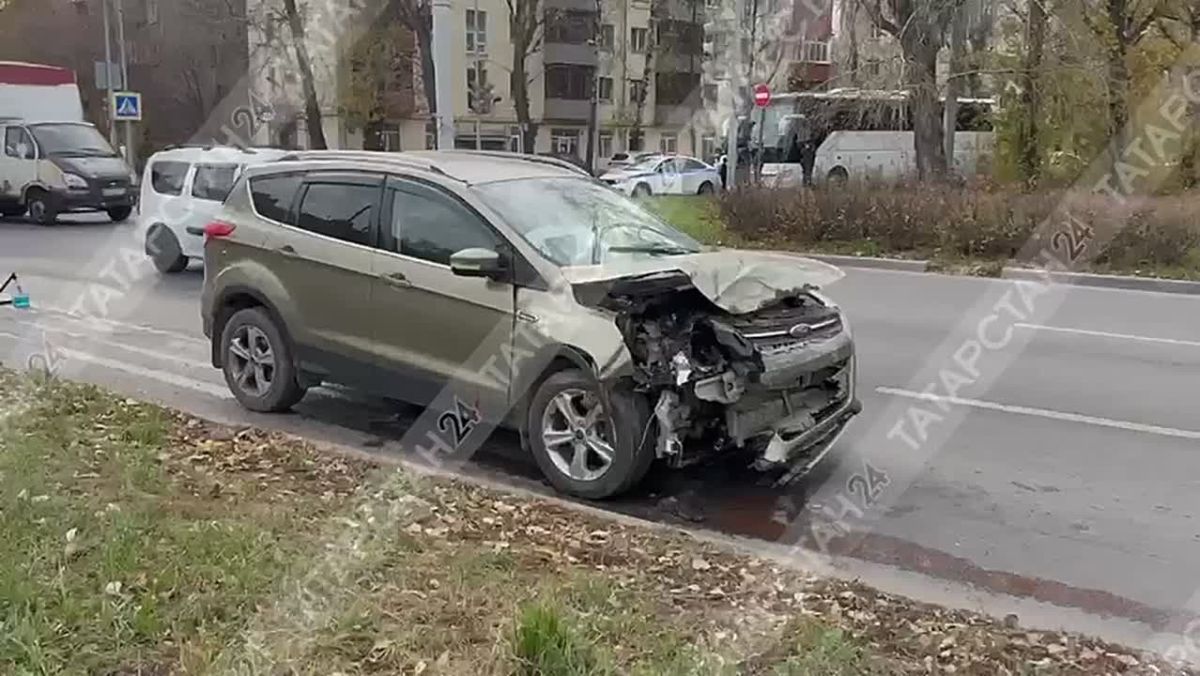 На перекрёстке Ибрагимова и Воровского столкнулись автомобили