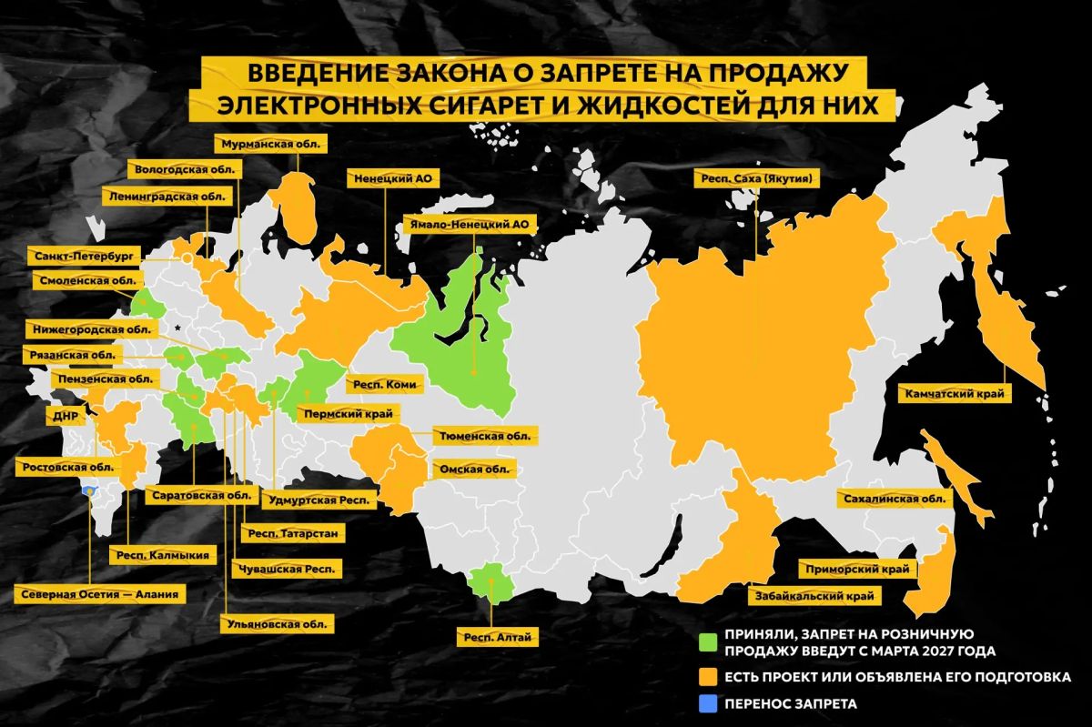 Минимум двое детей погибли после использования вейпов в России в 2026, ещё 12 человек попали в больницы