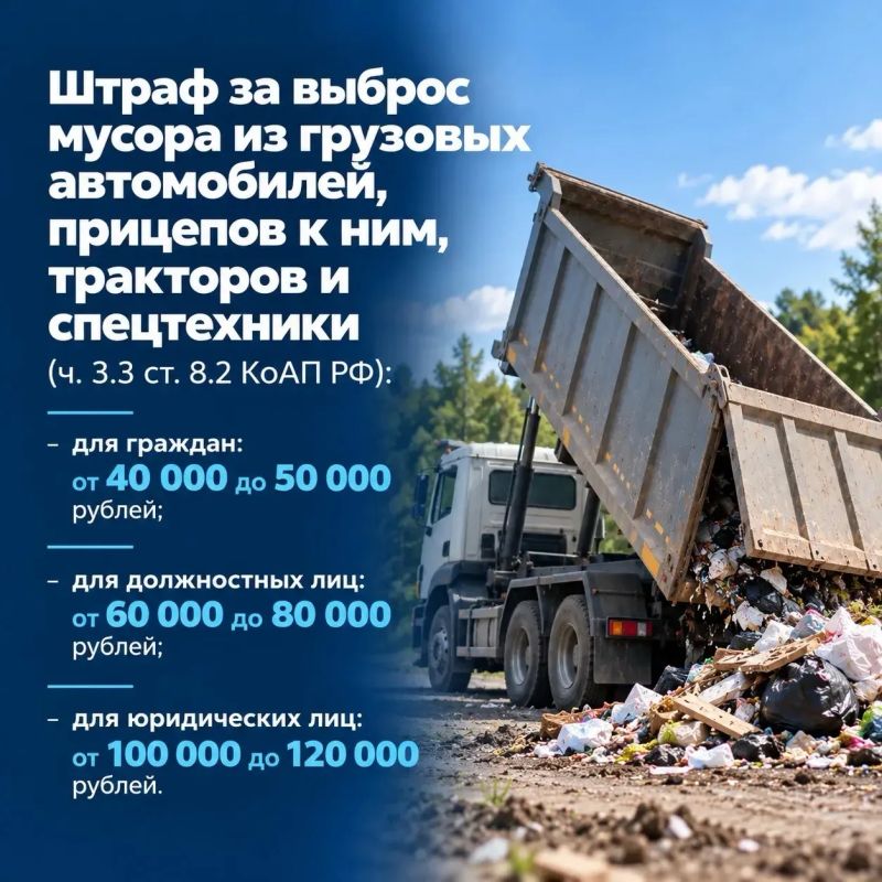 Выброшенный мусор в неположенном месте приведет к штрафу! Выброшенный мусор в неположенном месте приведет к штрафу!
