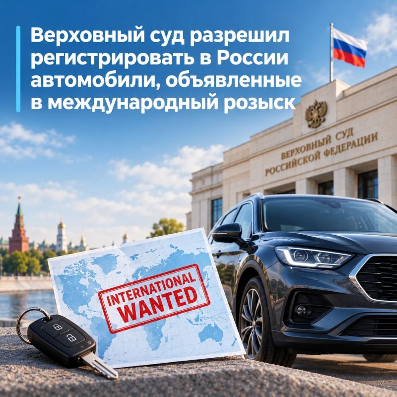 Верховный суд разрешил регистрацию иномарок, объявленных в международный розыск