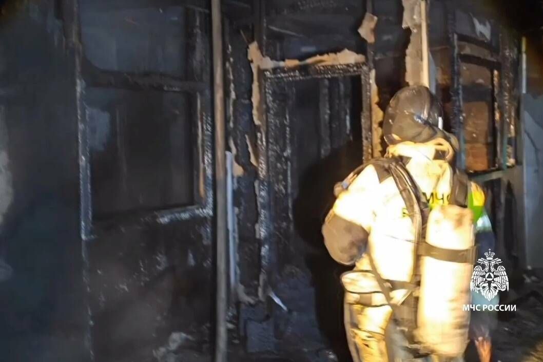 В Муслюмово на пожаре погибла 40-летняя женщина