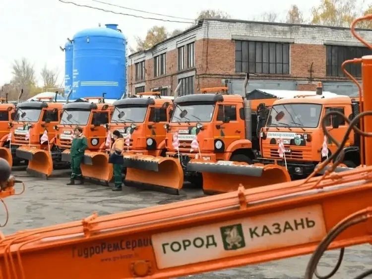 Казань готовится к зиме: дорожные службы провели учения перед сезоном