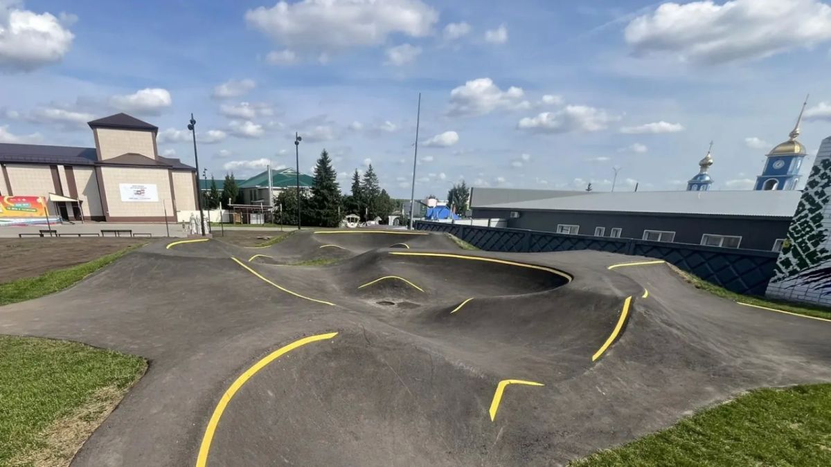В Тюлячах по нацпроекту обновили центральный парк