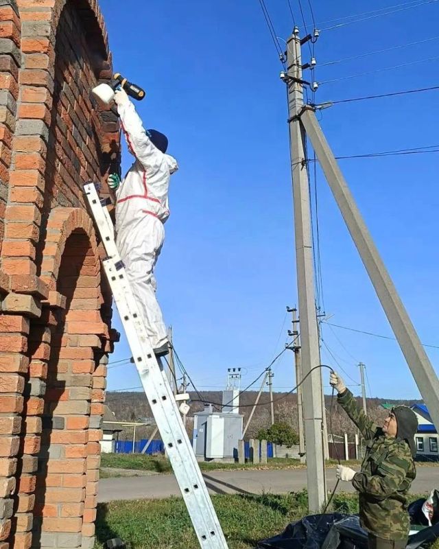 В селе Кулмакса Елантовского сельского поселения продолжаются работы по обновлению часовни В селе Кулмакса Елантовского сельского поселения продолжаются работы по обновлению часовни
