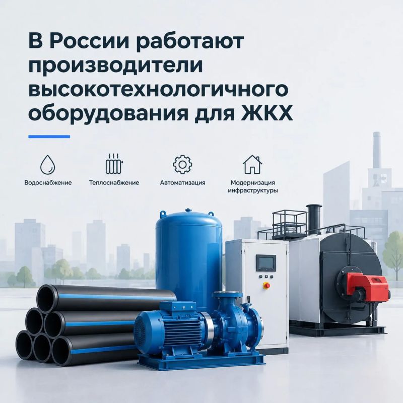 В России работают производители высокотехнологичного оборудования для ЖКХ
