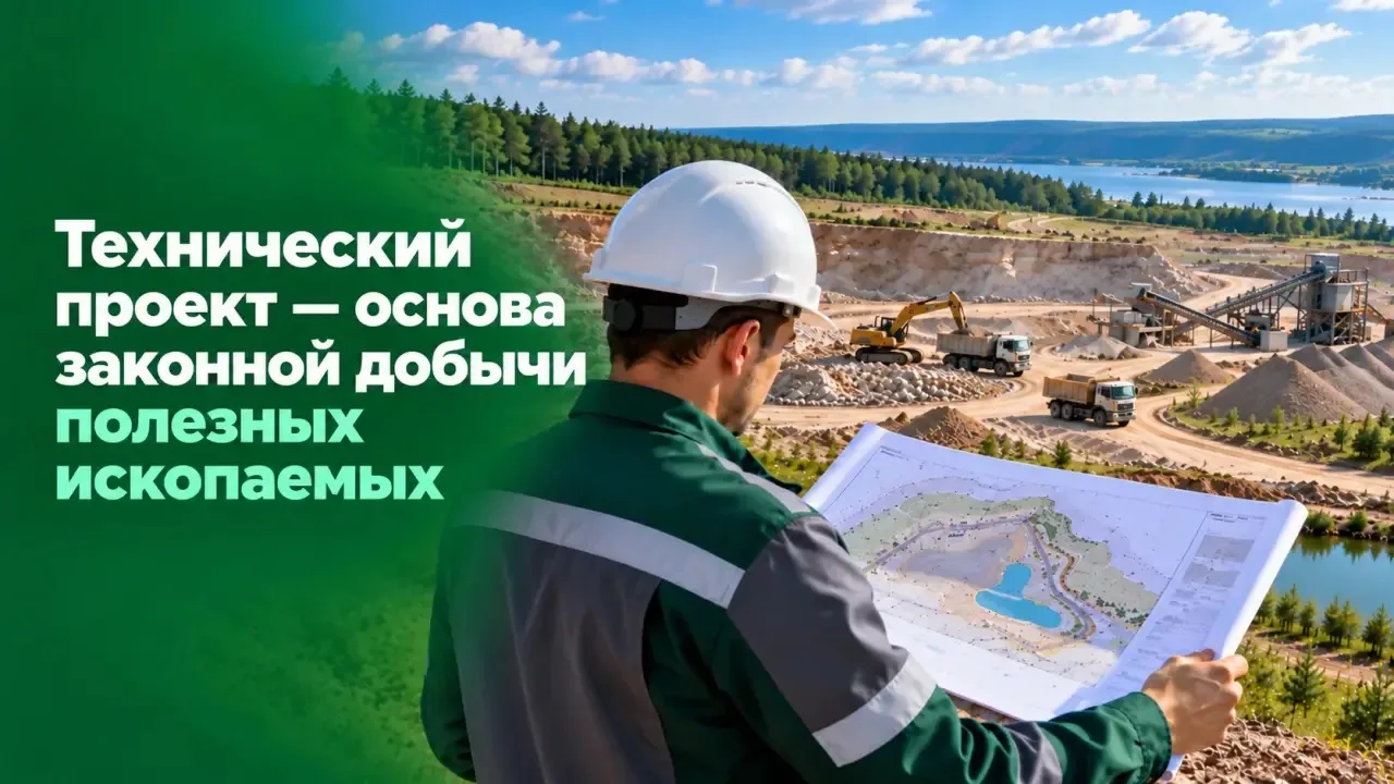 Технический проект — основа законной добычи полезных ископаемых