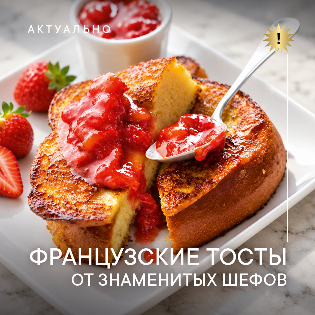 Из черствой бриоши — в изысканный завтрак: секреты французских тостов